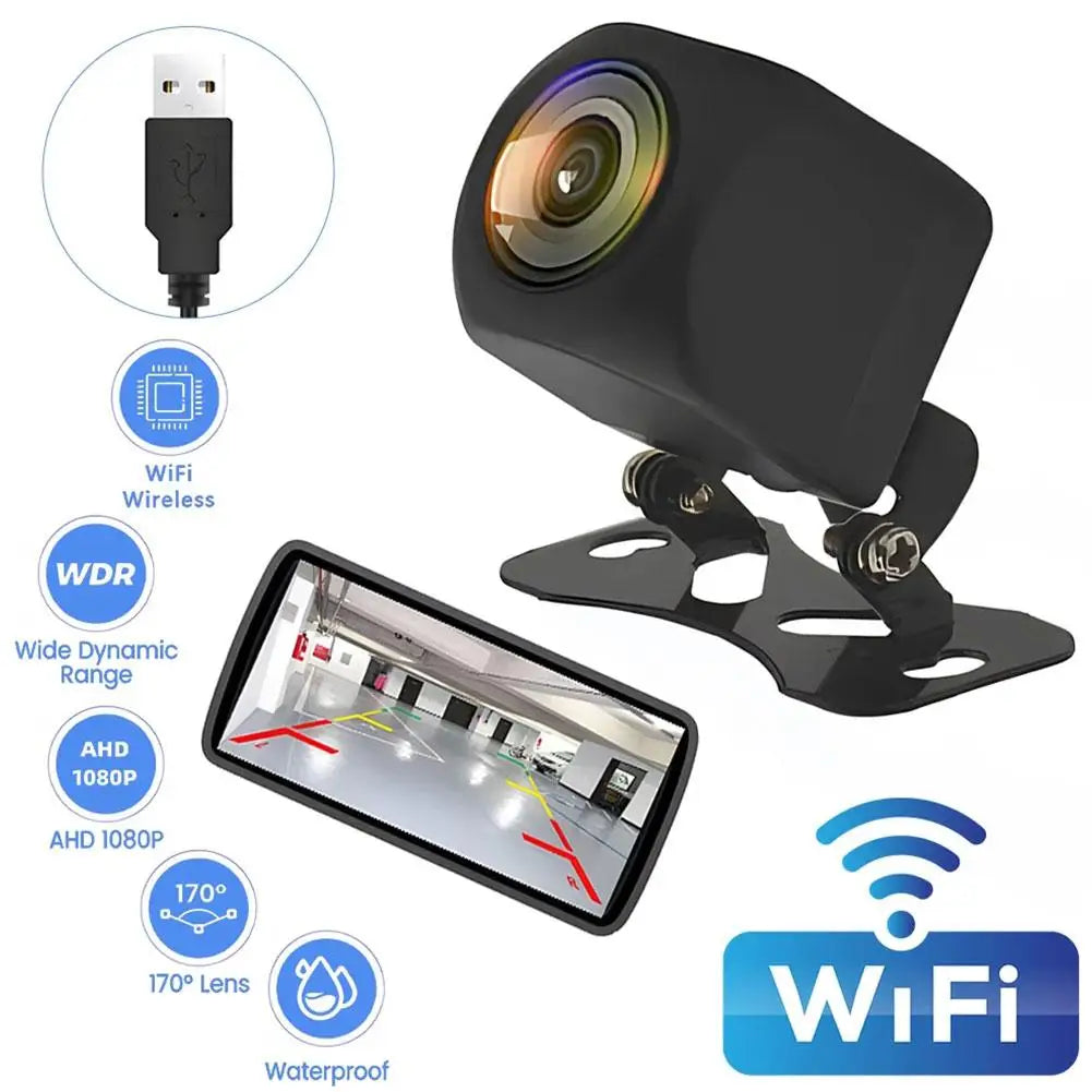 Wireless Car Rear View Camera 1080P HD Night Vision - 2.4 GHz Wifi Reversing Camera For Cars, Waterproof IP68 Car Electroni Z2V1