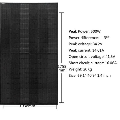 Solar System For Home Complete Kit 4000W 4KW 5000W 5KW 6000W 6KW 220V 230V On&Off Grid System Hybrid Storage Solar Inverter MPPT